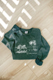 Life Is Better Mineral Washed Long Sleeve Graphic