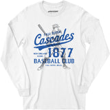 Fall River Cascades - Massachusetts - Vintage Defunct Baseball Teams - Long Sleeve T-Shirt