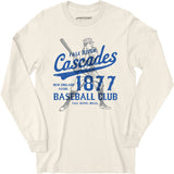 Fall River Cascades - Massachusetts - Vintage Defunct Baseball Teams - Long Sleeve T-Shirt
