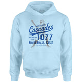 Fall River Cascades - Massachusetts - Vintage Defunct Baseball Teams - Unisex Hoodie