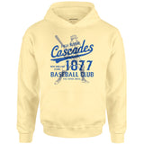 Fall River Cascades - Massachusetts - Vintage Defunct Baseball Teams - Unisex Hoodie