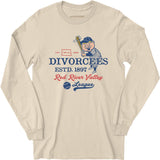 Fargo Divorcees - North Dakota - Vintage Defunct Baseball Teams - Long Sleeve T-Shirt