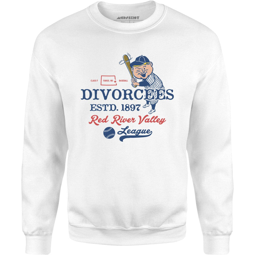 Fargo Divorcees - North Dakota - Vintage Defunct Baseball Teams - Unisex Sweatshirt