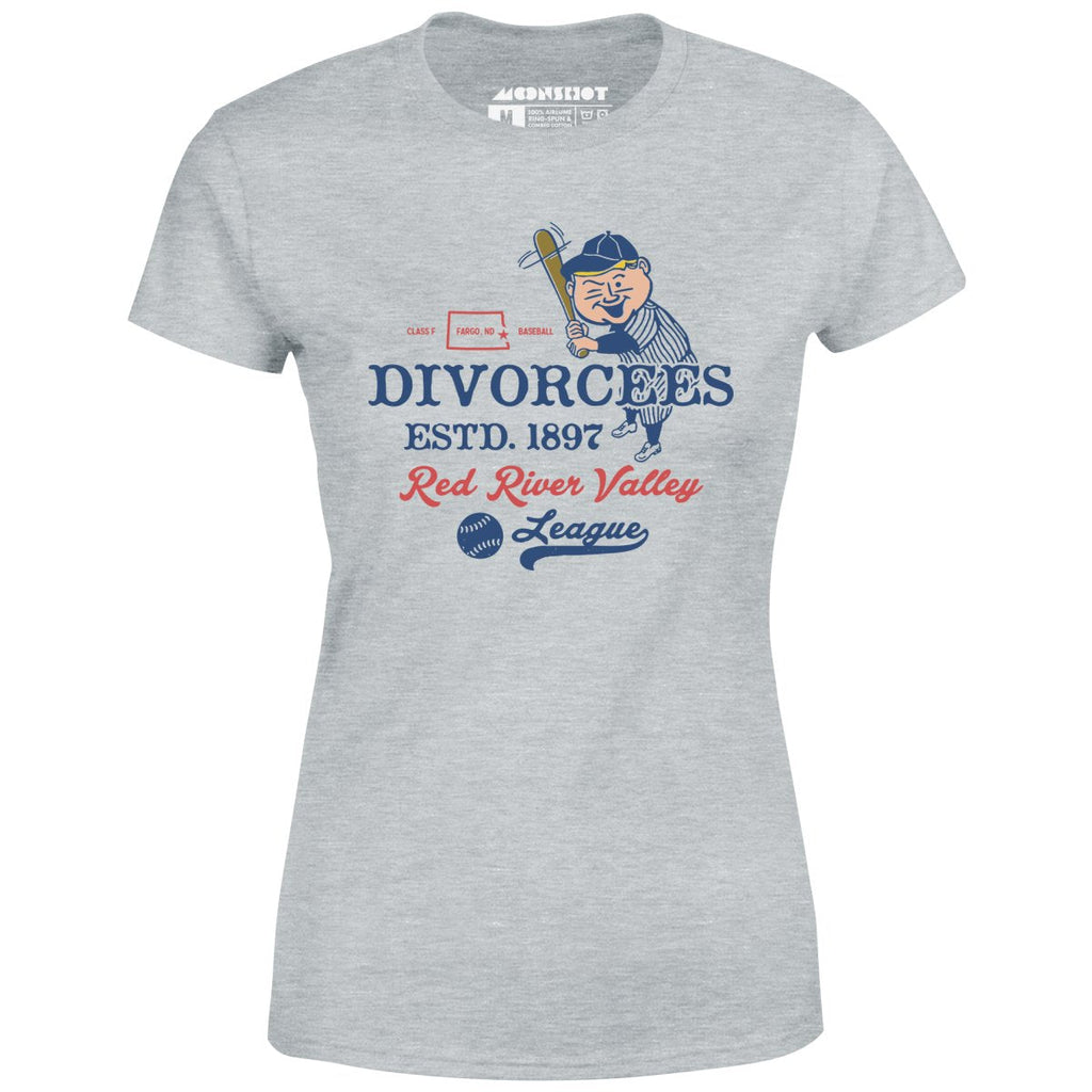 Fargo Divorcees - North Dakota - Vintage Defunct Baseball Teams - Women's T-Shirt