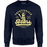 Fayetteville Bears - Arkansas - Vintage Defunct Baseball Teams - Unisex Sweatshirt