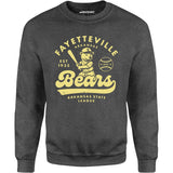 Fayetteville Bears - Arkansas - Vintage Defunct Baseball Teams - Unisex Sweatshirt