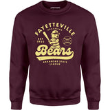 Fayetteville Bears - Arkansas - Vintage Defunct Baseball Teams - Unisex Sweatshirt