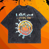 Blink Smile 182 - Colorful World Tour Tee - 90s Retro Vibes!