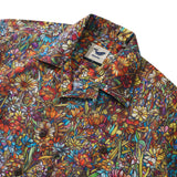 1930s Hawaiian Shirt 100% Cotton Men's Short Sleeve Camp Collar Aloha Shirt Mirror Of Wildflowers