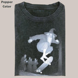 Breaking Bad Vintage Tee, Walter White Skateboarding T-Shirt, Movie Graphic Tee