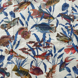 Men's Fish Shirt Button Down Tropical Hawaiian Shirts For Men Short Sleeve Aloha Shirt Nature Collector