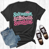 Summer Beach Saltwater Sunshine Graphic Tee