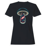 Cosmic Mushroom Galaxy Art Women's T-Shirt