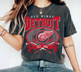 Detroit Red Wings Hockey Vintage 90s Retro Team Shirt