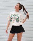 Oklahoma Patch Off White Thrifted Graphic Tee