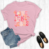 Retro Love Like Jesus Graphic Tee