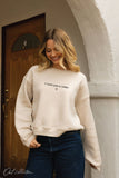 I Love You A Latte Mid Cropped Graphic Sweatshirt