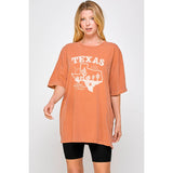 Texas Vintage Graphic Oversized Tee