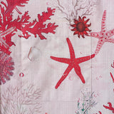 Men's Marine Life Hawaiian Shirt Short Sleeve Button-down 100% Cotton Pink Aloha Coral Reverie