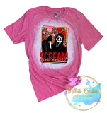 Valentine's Horror Movie - Scream You Are It Bleached Tee Unisex T-shirt, Sweatshirt, Hoodie, Long Sleeve Tee