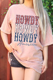 Howdy America Oversize Mineral Graphic Tshirts