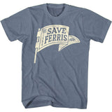 Ferris Bueller's Day Off Save Ferris Penant Boyfriend Tee