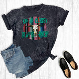 Western Kinda Classy Always Ranchy Mineral Wash Graphic Tee