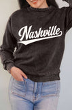 Nashville Puff Graphic Mineral Brushed Sweatshirt