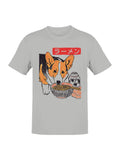 Corgi Ramen Delight Illustration Men's T-Shirt Unisex T-shirt, Sweatshirt, Hoodie, Long Sleeve Tee