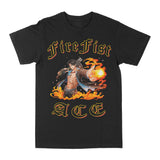 Fire Fist Ace Graphic Tee Style001