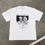 'STAY TOUGH' HEAVY FADED WHITE TEE