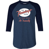 Flamingo Hotel v2 - Vintage Las Vegas - 3/4 Sleeve Raglan T-Shirt