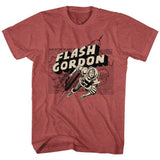 Flash Gordon Map/Rocket/Flash T-Shirt