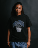Follow Through Black Tee