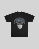 Follow Through Black Tee