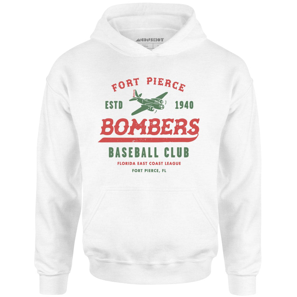 Fort Pierce Bombers - Florida - Vintage Defunct Baseball Teams - Unisex Hoodie