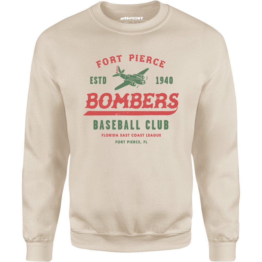 Fort Pierce Bombers - Florida - Vintage Defunct Baseball Teams - Unisex Sweatshirt
