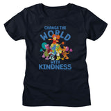 Fraggle Rock - Change The World Womens T-Shirt