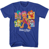 Fraggle Rock - Four Squares Boyfriend Tee