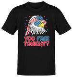 Premium Are You Free Tonight 4th Of July Rockin' Eagle  t-shirt