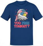 Premium Are You Free Tonight 4th Of July Rockin' Eagle  t-shirt