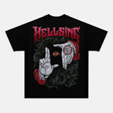ALUCARD UNISEX ANIME INSPIRED VINTAGE OVERSIZED TEEä¸¨HELLSING-[BACK]