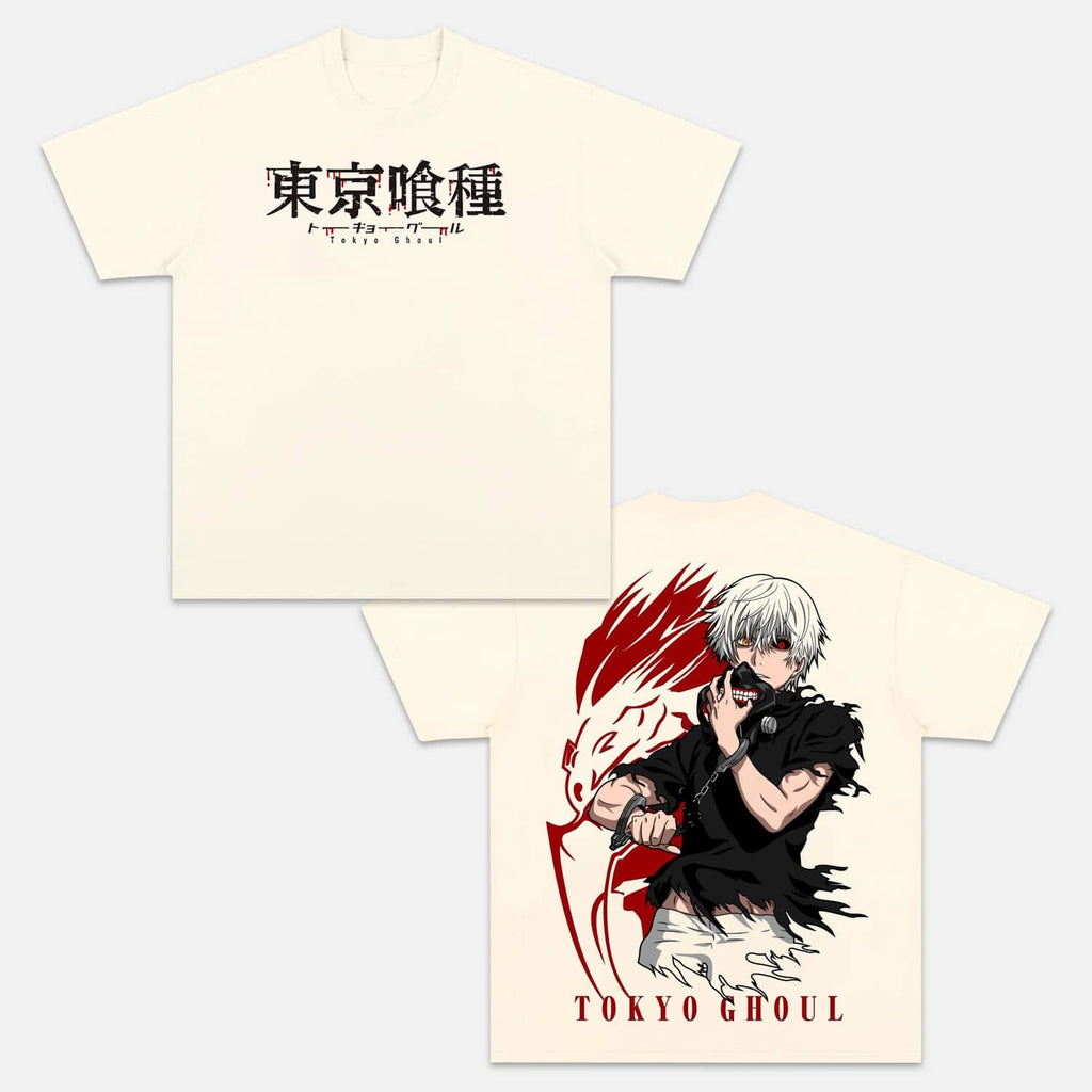 KANEKI KEN ANIME INSPIRED VINTAGE TEEä¸¨TOKYO GHOUL-[DS]