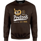 Freeport Pretzels - Illinois - Vintage Defunct Baseball Teams - Unisex Sweatshirt
