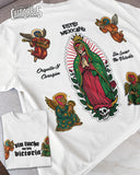 Luchadores Y  Virgen Mexicano Style Tee ( Fron & Back )