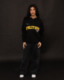 Fruition Applique Black Hoodie