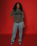 Fruition V2 Applique Oversized Cement Tee