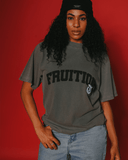 Fruition V2 Applique Oversized Cement Tee