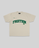 Fruition V2 Applique Oversized Cream Tee