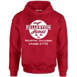 Fullerton Lanes - Fullerton, CA - Vintage Bowling Alley - Unisex Hoodie